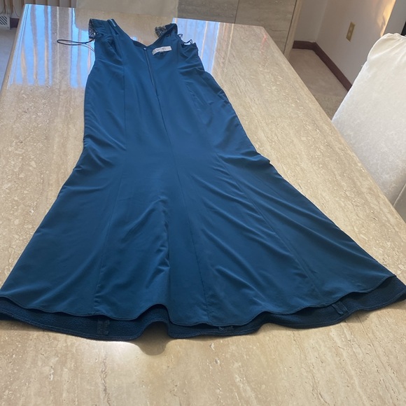 NWOT Badgley Mischka beautiful Navy w/silver sparkles,no loose stones, - Picture 10 of 13